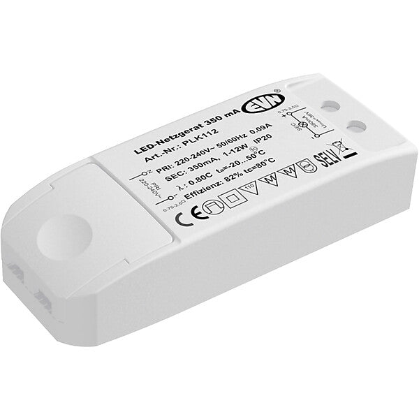 EVN-Lichttechnik LED-Netzgerät 350mA 1-12 Watt PLK 112